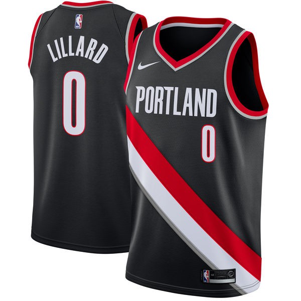 damian lillard red jersey