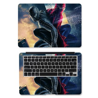Free Keyboard Film Universal Spiderman Theme Laptop Cover Laptop Skin Sticker Removal No Glue Left Protector for 11”12”13”14”15”15.6”17” Laptop Decoration Decal