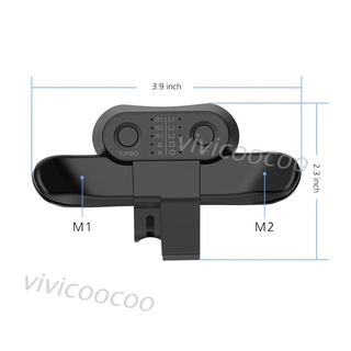 VIVI Extended Gamepad Back Button Attachment Joystick Rear Button With Turbo Key Adapter For PS4 Game Controller Accessories