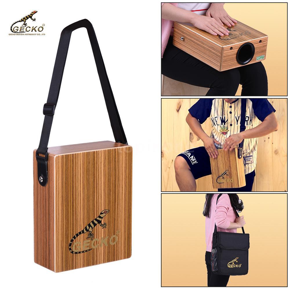 inone⭐GECKO C68Z Portable Traveling Cajon Box Drum Hand Drum Wood