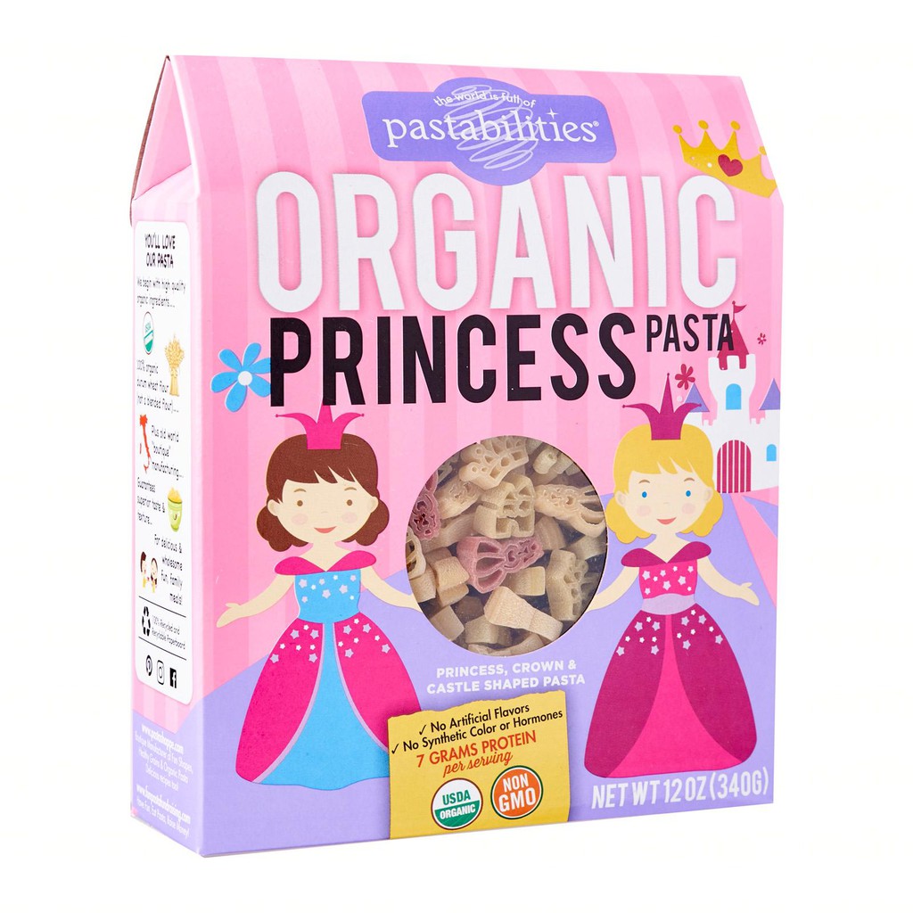 Pastabilities Organic Princess Shaped Pasta Shopee Singapore