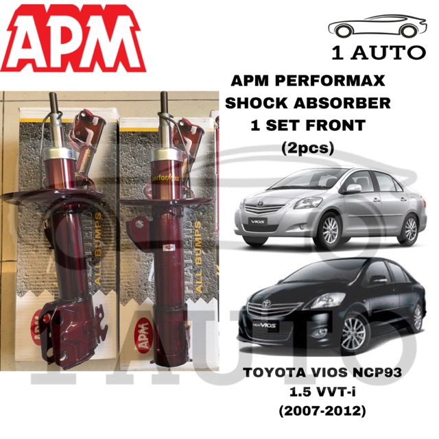 Apm Performax Front Depan Shock Absorber Toyota Vios Ncp93 1 5 Shopee Singapore