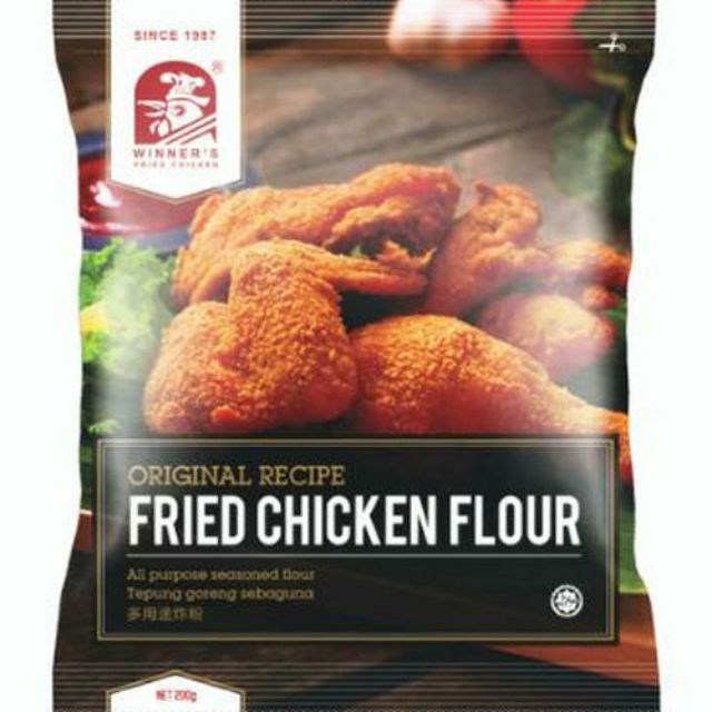 Winner S Original Recipe Fried Chicken Flour 200g Hot And Spicy 1kg Shopee Singapore