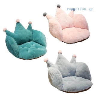 RAN Cat Winter Bed Solid Color Crown Shaped Pet Plush Pillow Stuffed Seat Cushion #0