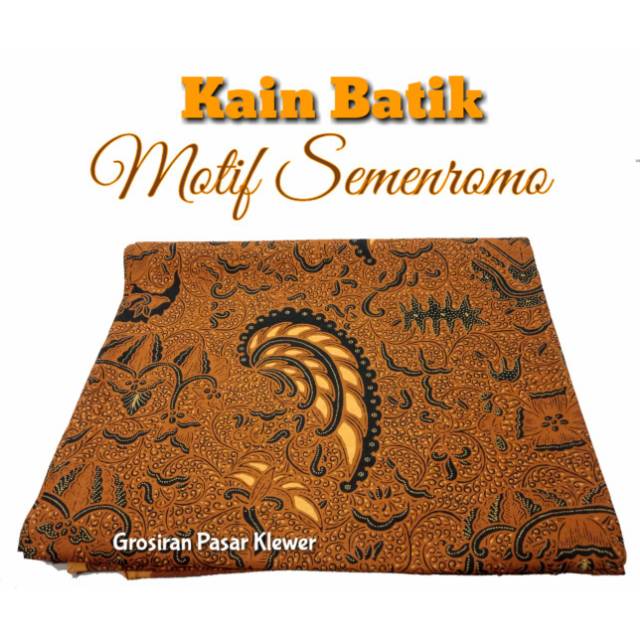 SEMENROMO MOTIF Batik  Fabric Jarik Fabric Sarimbit  Batik  