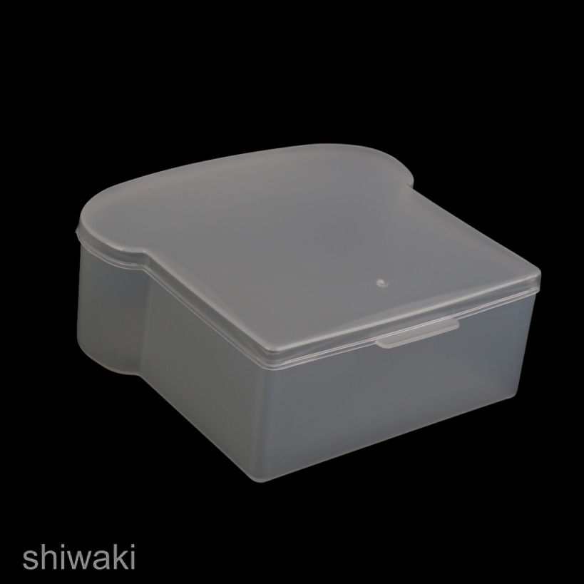 Plastic Sandwich Bread Container Sandwich Box Keeper White Shopee