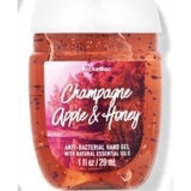 Bath And Body Works Pocketbac Hand Sanitizer Champagne Apple And Honey Shopee Singapore 1645