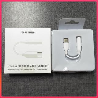 Original Samsung Type C To 3 5mm Audio Jack Earpiece Adapter Black For Samsung S20 Note 10 A70 80 90 Shopee Singapore