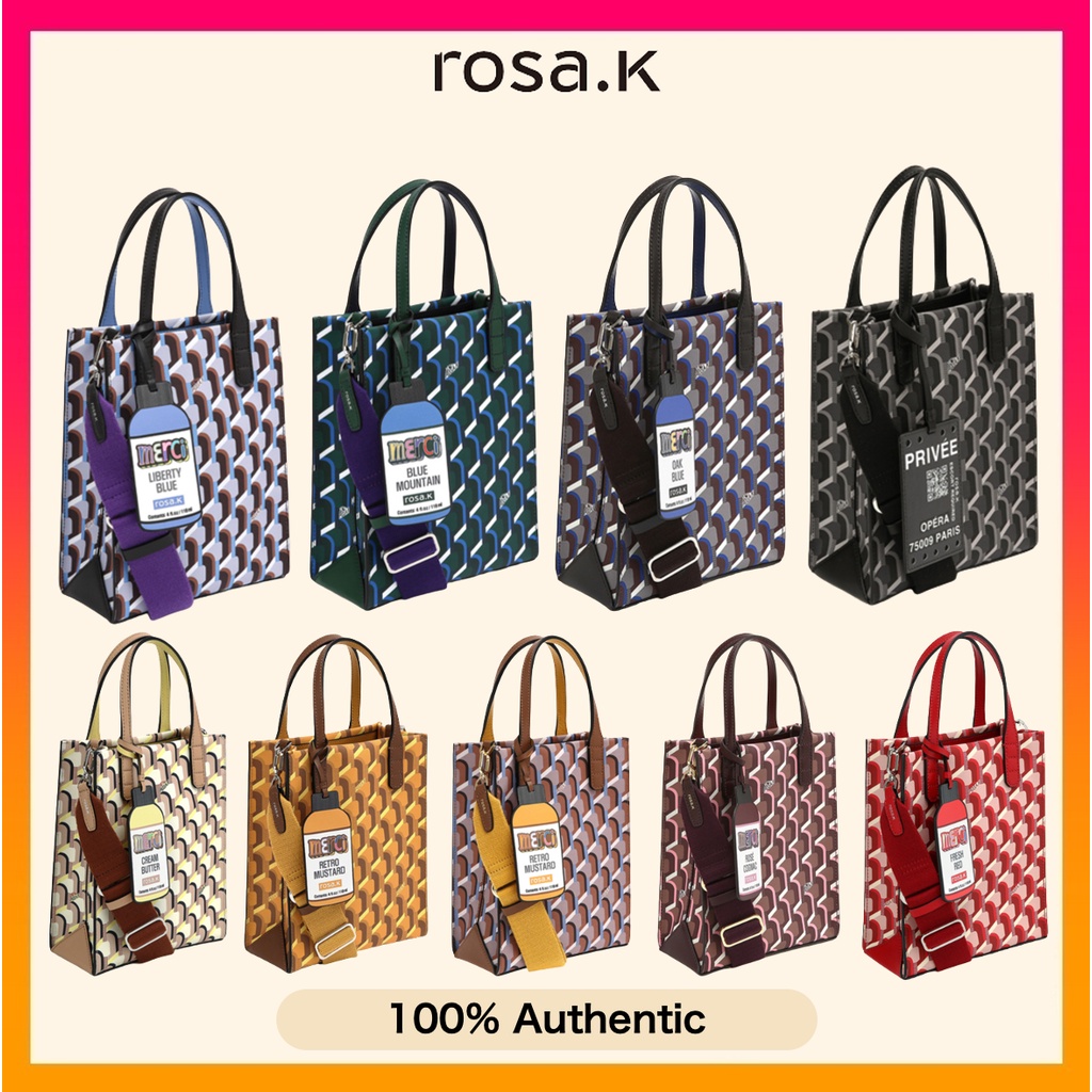 ROSA.K Cabas Monogram Tote Bag M - Secret Black