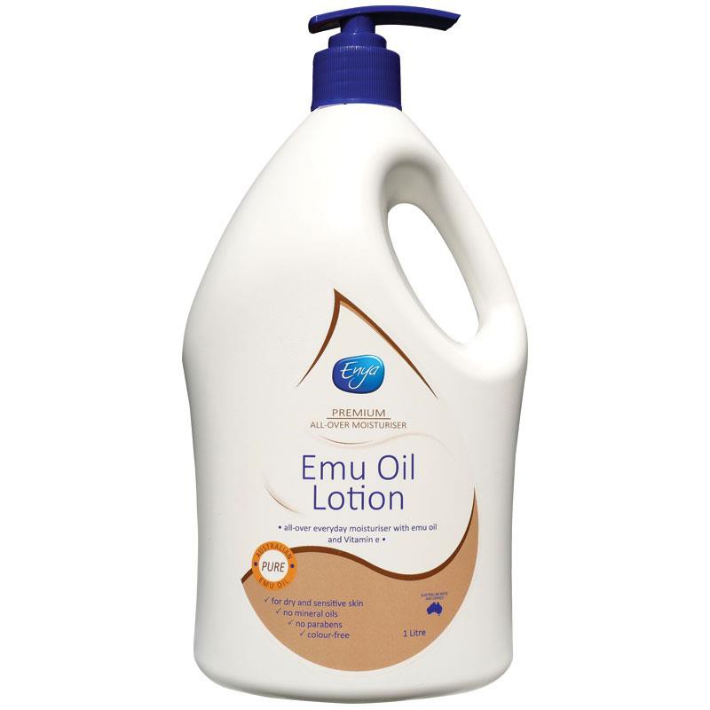Enya Emu Oil Lotion 1 Litre Sep 2024 With Vitamin E Hand & Body