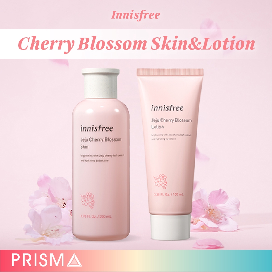 Innisfree Cherry Blossom Skin Care Series Skin Toner Lotion Moisturizer