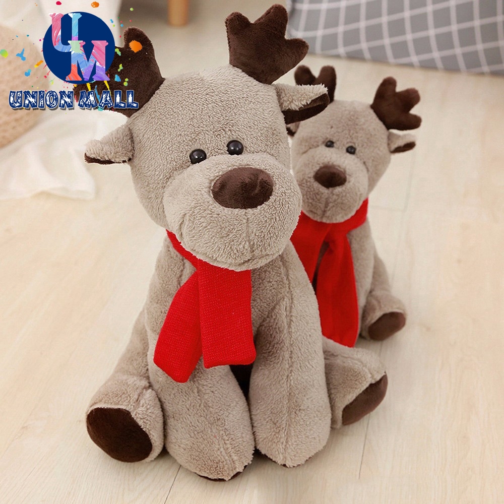 stuffed christmas moose