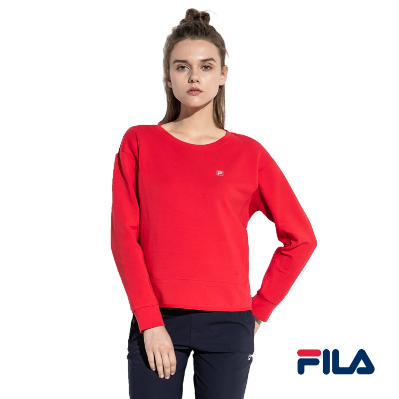 fila red sweater