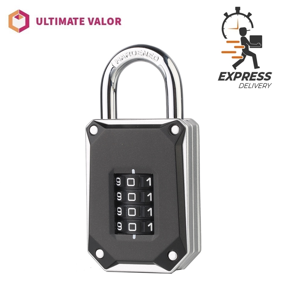 [SG SELLER] Resettable Number Padlock with 4 Digits Password
