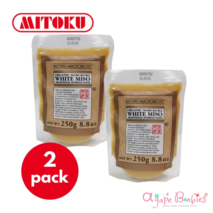 [2Pk] Mitoku Marukura Organic White Miso Traditional Soybean Puree