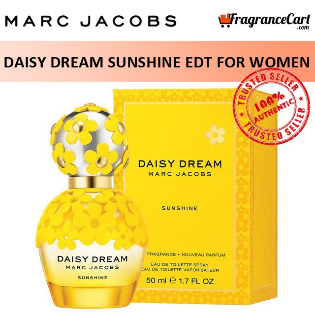 Marc Jacobs Daisy Dream Sunshine EDT for Women (50ml/Tester) Eau de Toilette MJ Yellow[Brand New