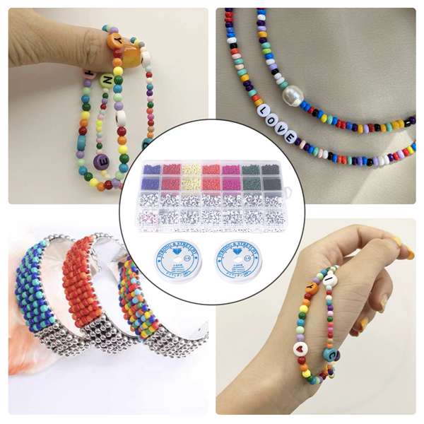 FinaTider Jewelry Making Kit Beads for Bracelets Bracelet Beads diy001-3 
