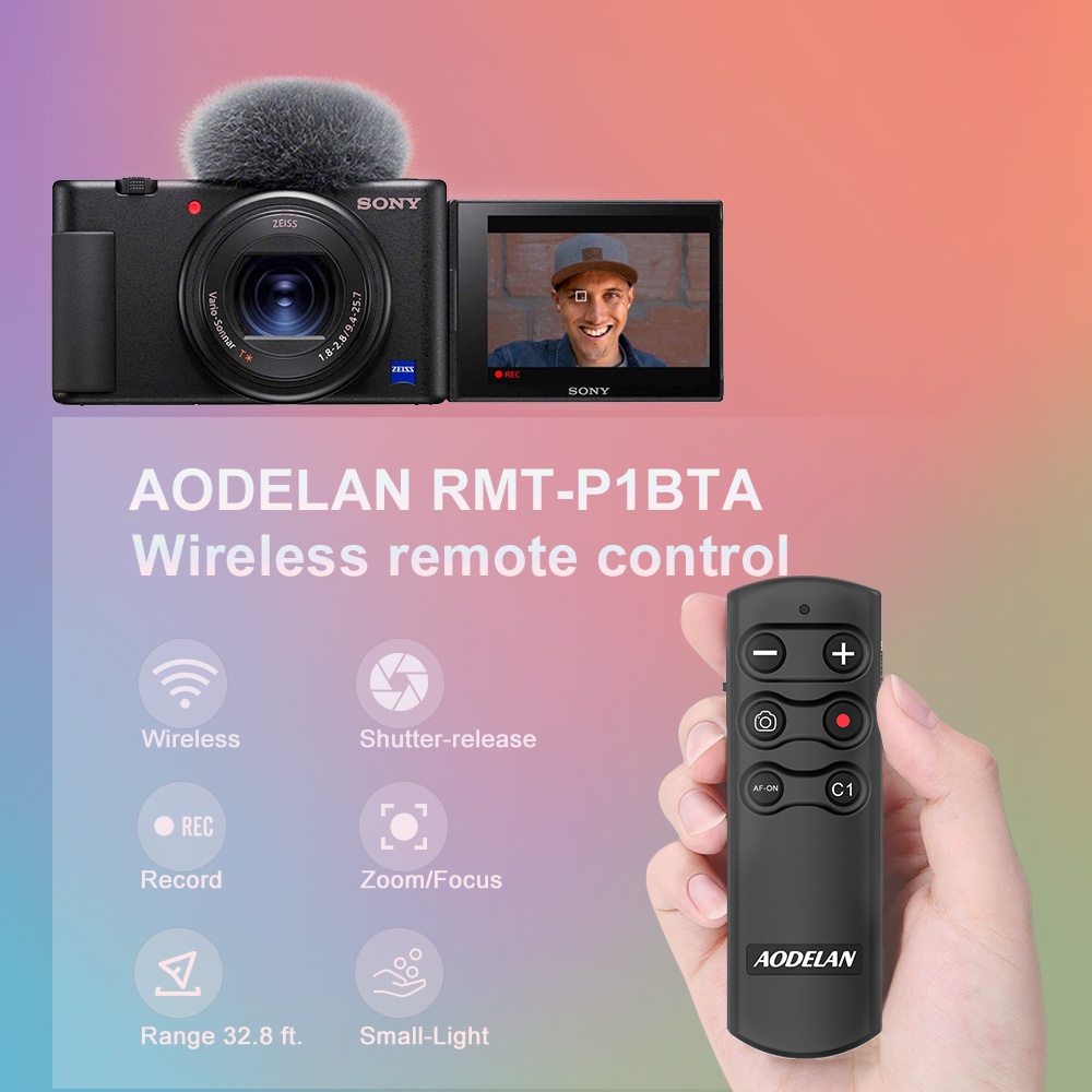 AODELAN RMT-P1BT Wireless Bluetooth Shutter Release Remote Control For