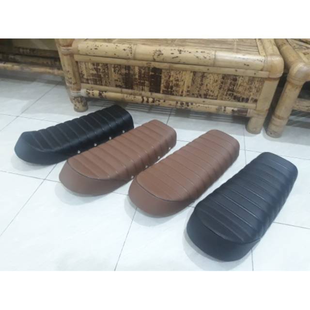 Custom Motorcycle Seat Custom Japstyle Bratstyle Bobber Scrambler W175 Trackker Shopee Singapore