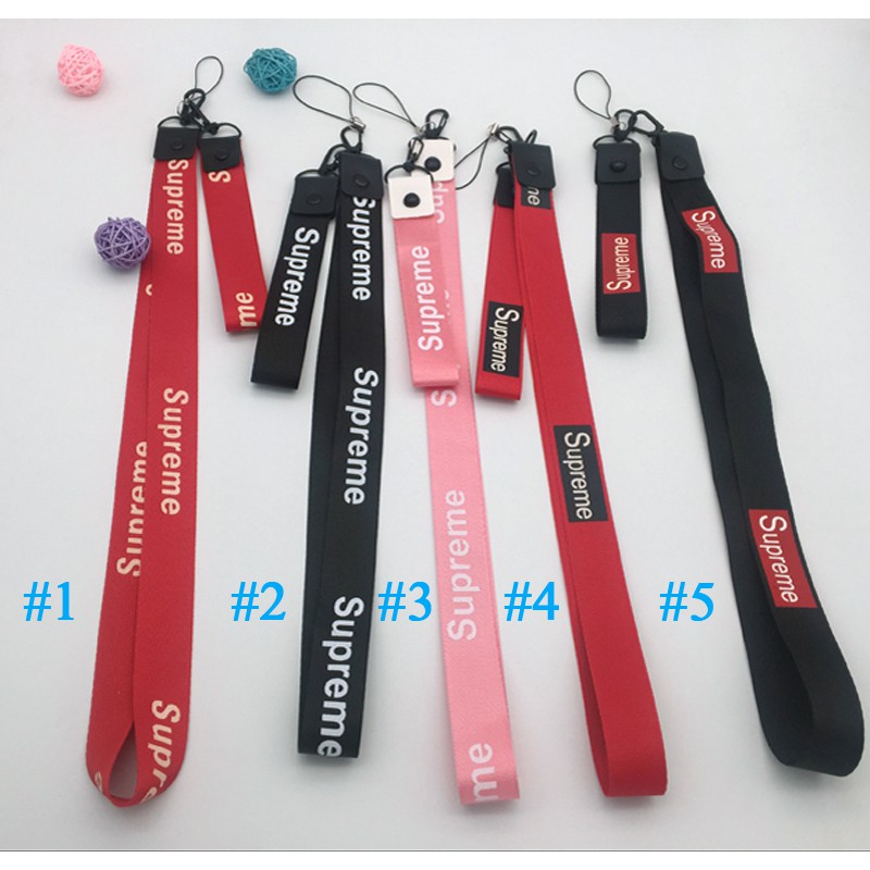 supreme keychain lanyard