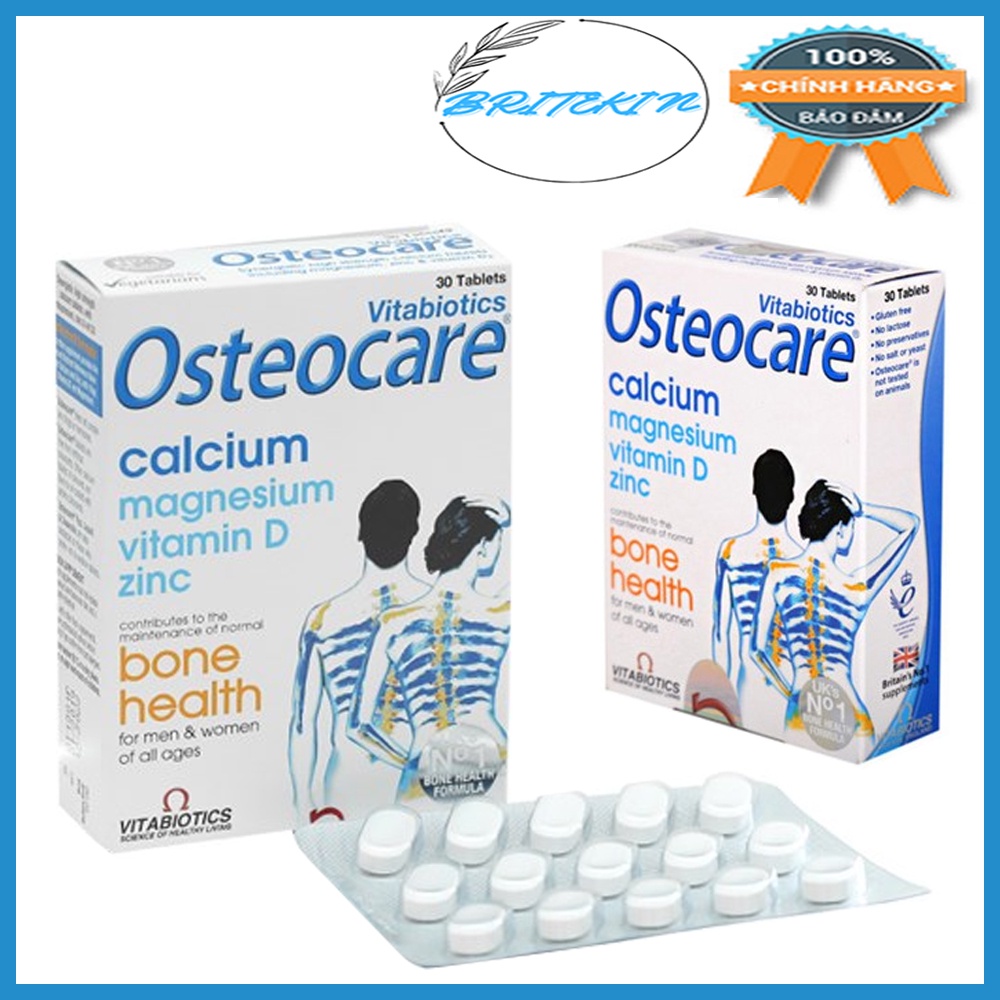Vitabiotics Osteocare Calcium Mineral Supplements For Strong Bones Osteocare 30 Capsules Shopee Singapore