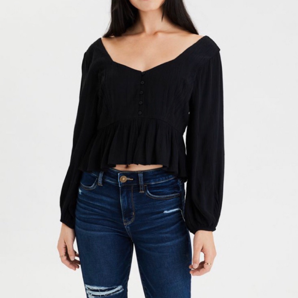 american eagle peplum