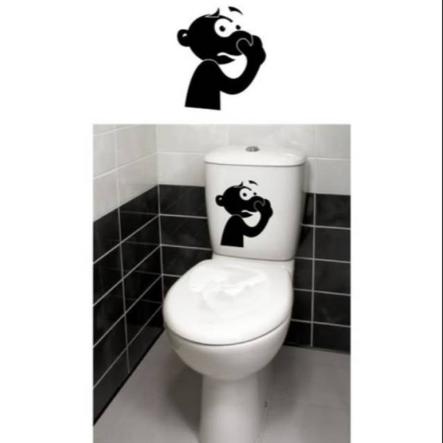 Sticker Toilet Sticker Bathroom Sticker Wc Shopee Singapore