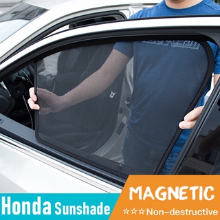 Magnetic Suctio Sun protection Anti-UV Shade Curtain for Honda CRV HRV BRV Odyssey Vezel Accessories Car Window Sunshade