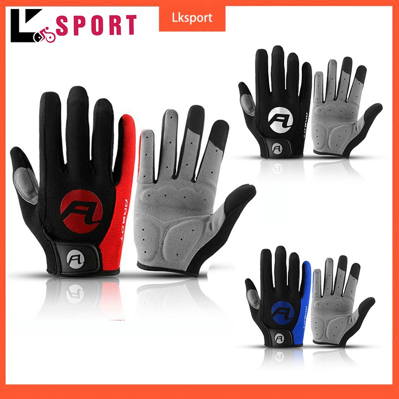 mens full finger cycling gloves