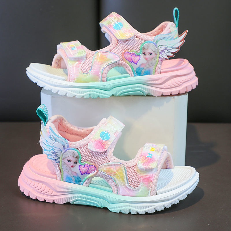 Girls Fashion Girls Sandals Frozen Non-slip Sandals Children Princess Shoes Girl Sandals Kids Shoes