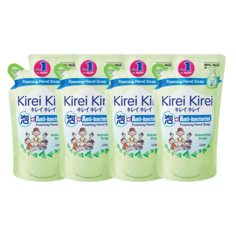 [Bundle of 4] Kirei Kirei Anti-Bacterial Hand Soap Refill, Refreshing ...