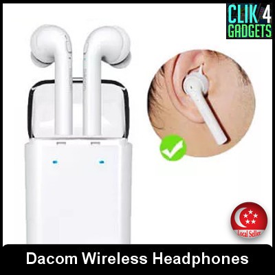 DACOM Wireless Headphone/ Bluetooth Dual In-Ear Earbuds/ FREE DELIVERY