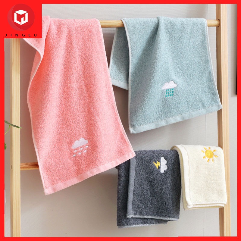 Cartoon towel face towel embroidery cute soft absorbent children's towel soft bath towel