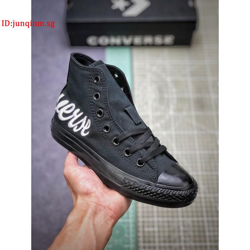 converse shoes high cut black