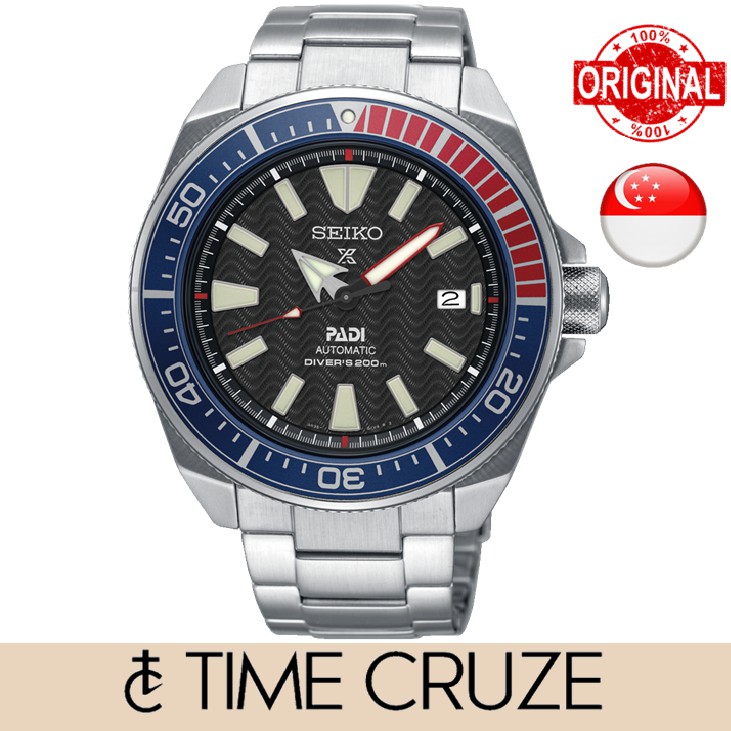 [Time Cruze] Seiko SRPB99 Prospex Padi Automatic Diver 200M Stainless ...