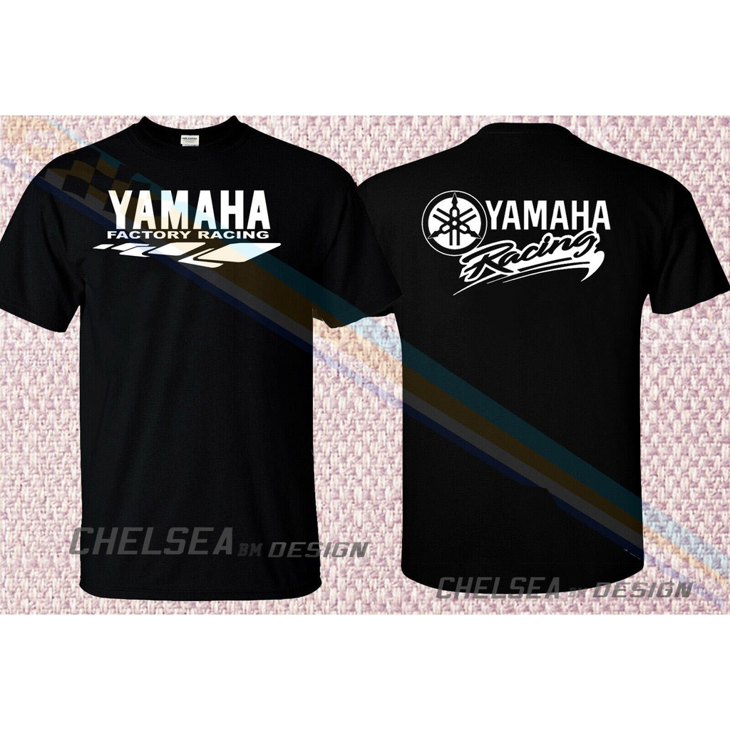 5XL T-Shirt Yamaha Factory Racing Tee Logo Moto GP Motorcycle Motorbike Race Gift S 