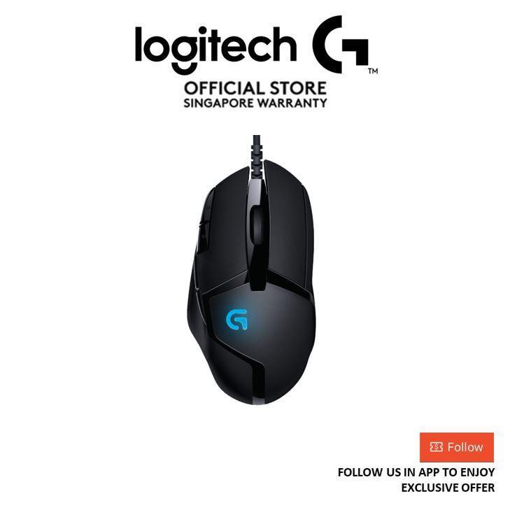 Logitech G402 Hyperion Fury Fps Wired Gaming Mouse Wired Mouse Shopee Singapore