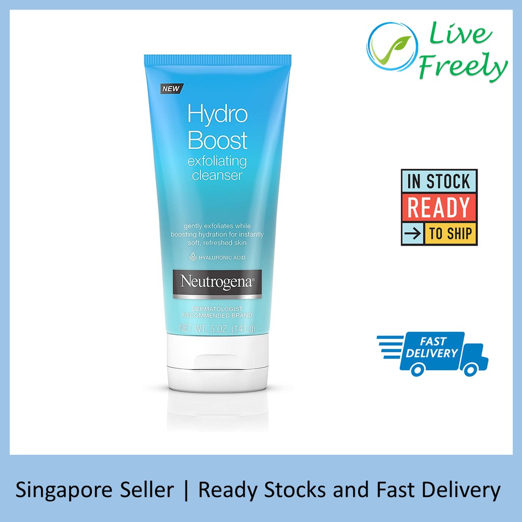 neutrogena hydro boost gentle exfoliating facial cleanser