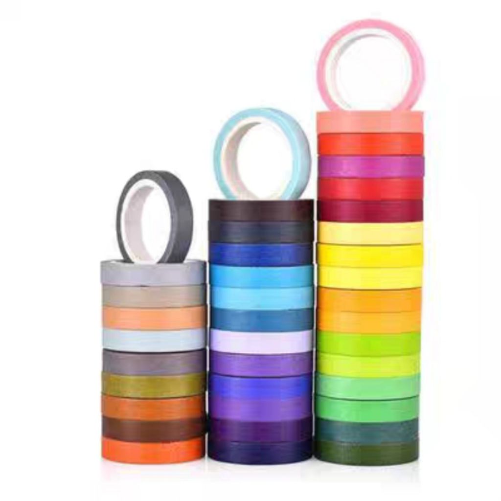 *INSTOCK* FREE POSTAGE NO MIN PURCHASE basic plain washi tapes ...