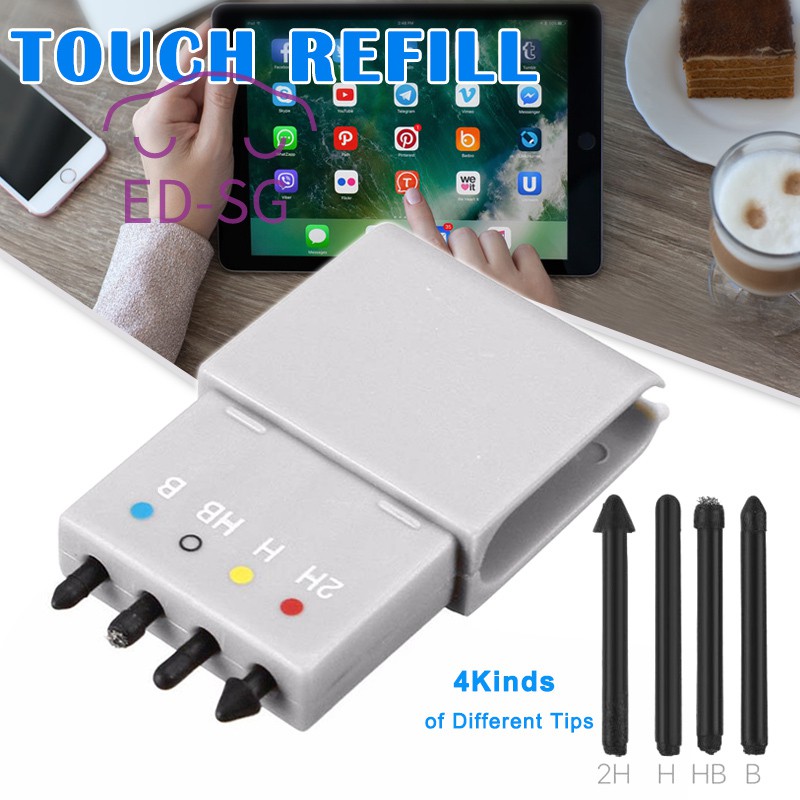 4 Tips Replacement Stylus Pen Nib Tip Kit For Microsoft Surface Pro 2h H Hb B Shopee Singapore