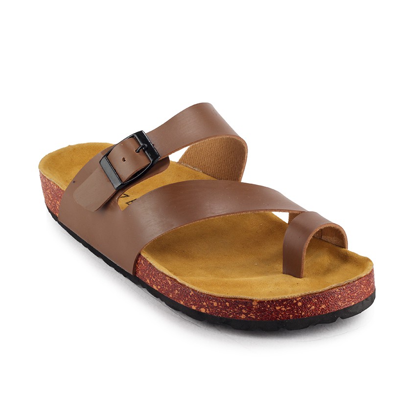 girls leather flip flops
