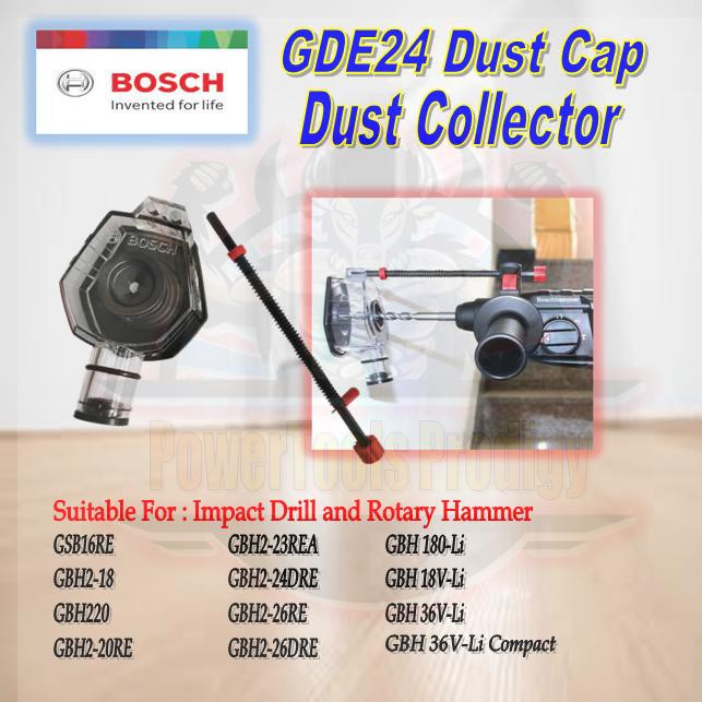 BOSCH GDE 24 DUST COLLECTOR/ DUST CAP/ SUITABLE FOR ROTARY HAMMER AND
