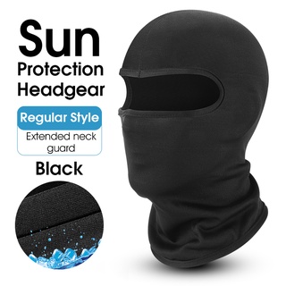 Sun Protection Cycling Face Mask Anti-Sweat Breathable Motor Sport Full Face Headgear Summer Balaclava Anti-UV Scarf