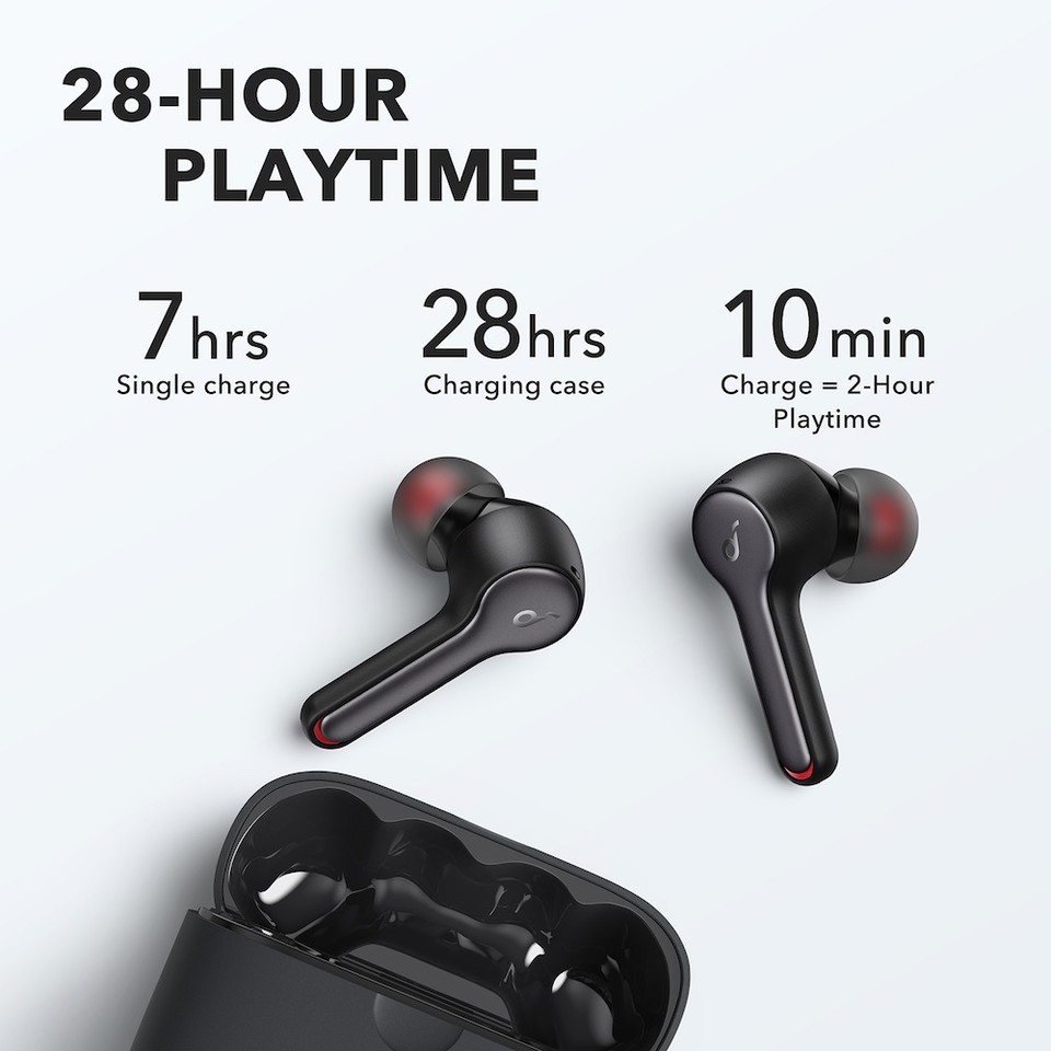 Anker Soundcore Liberty Air 2 True Wireless Bluetooth Earbuds With 4 Mics 28h Playtime Hearid Personalized Eq Shopee Singapore