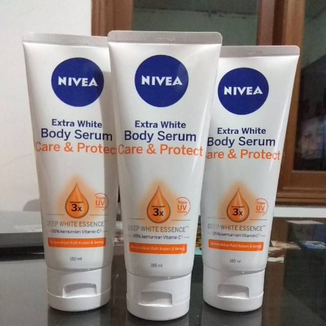 nivea body serum care & protect