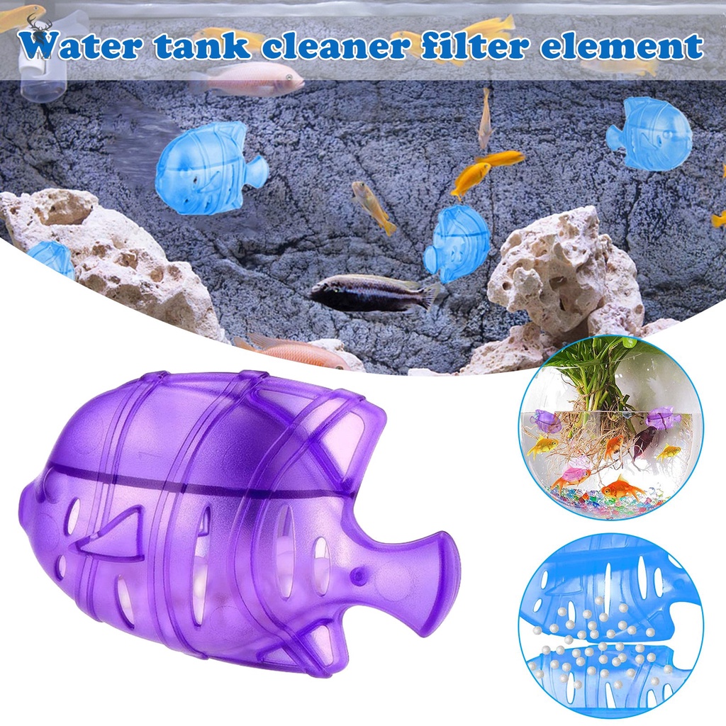 Y1ZJ 5/10 PCS Multifunctional Fish-shaped Water Filter Universal