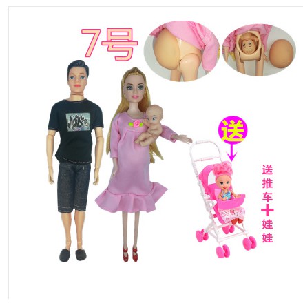barbies with babies in their belly