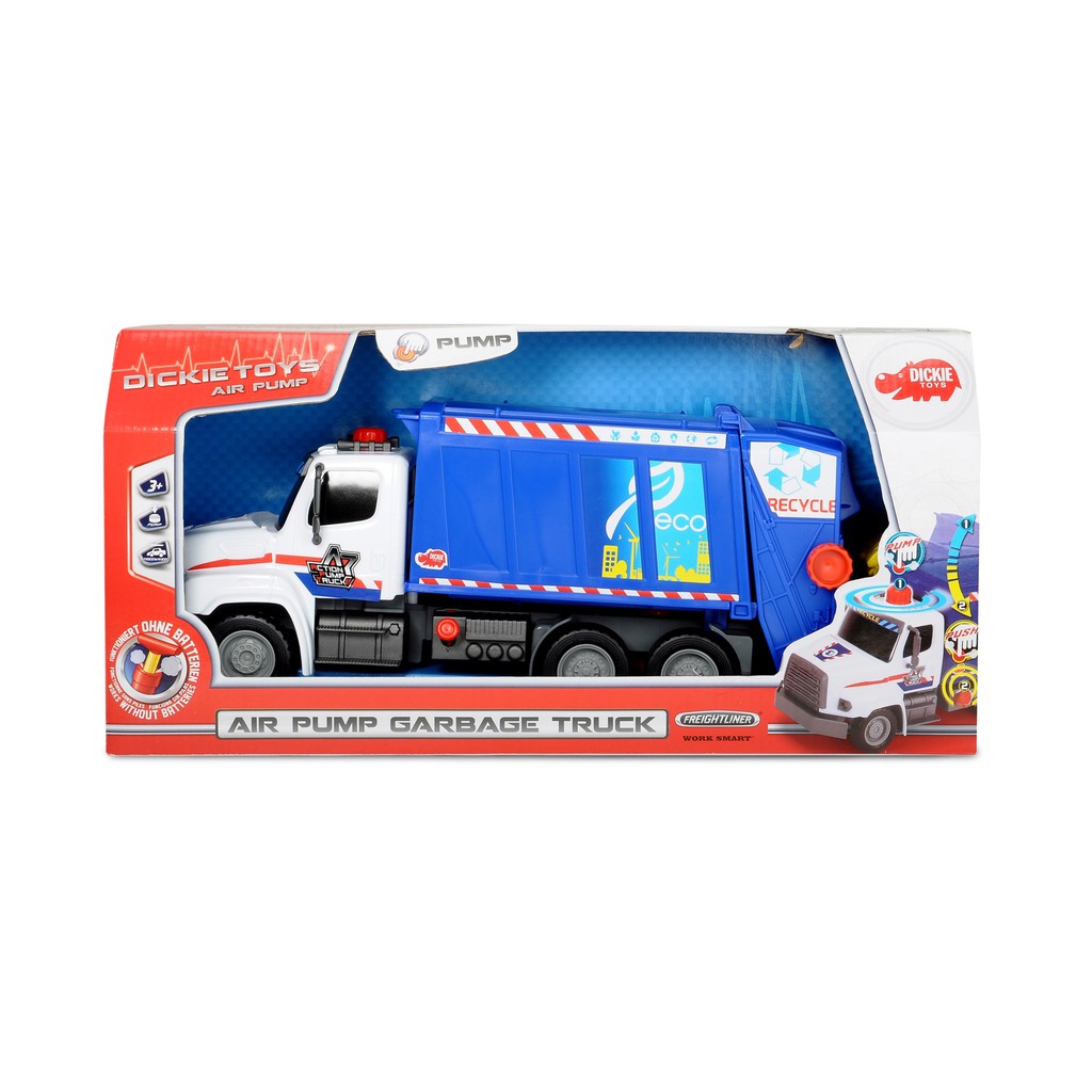 dickie toys air pump garbage truck