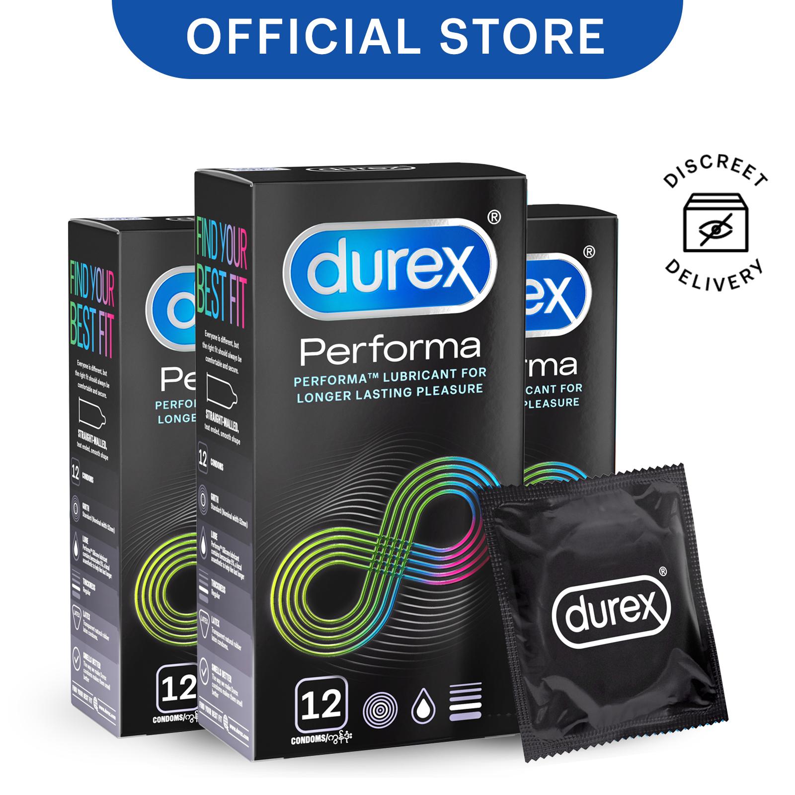 [bundle Of 3] Durex Performa Last Longer Condoms 12s Shopee Singapore