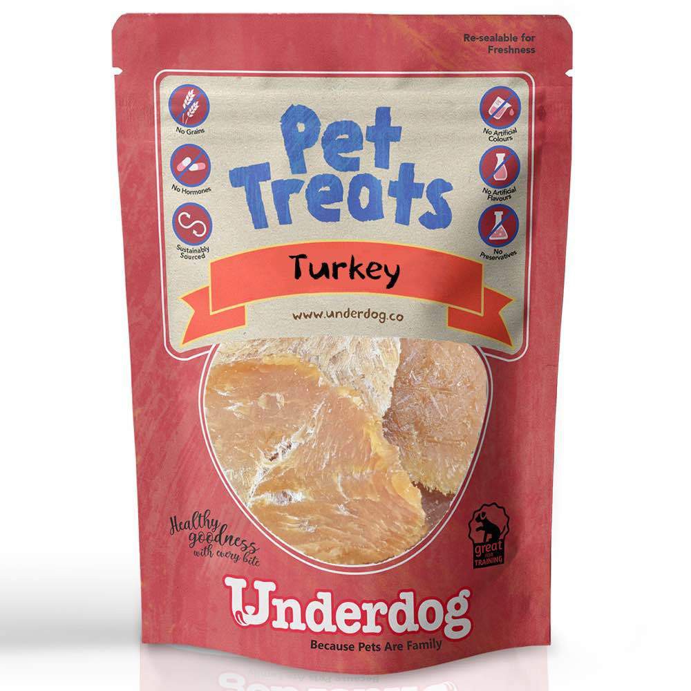 Underdog Turkey Air Dried Dog Treats 80g Shopee Singapore